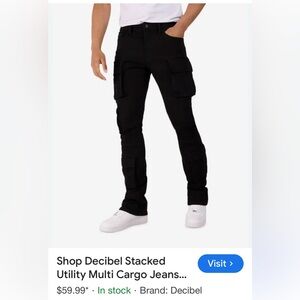 Decibel Cargo Jeans NEW Size 34x34